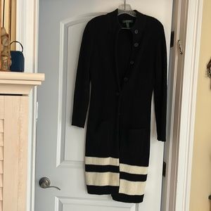Ralph Lauren black .long Jacket size P/small.